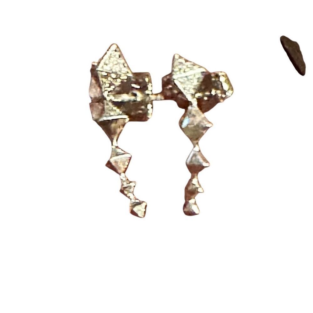 TAI CZ & Gold Dangle Earrings